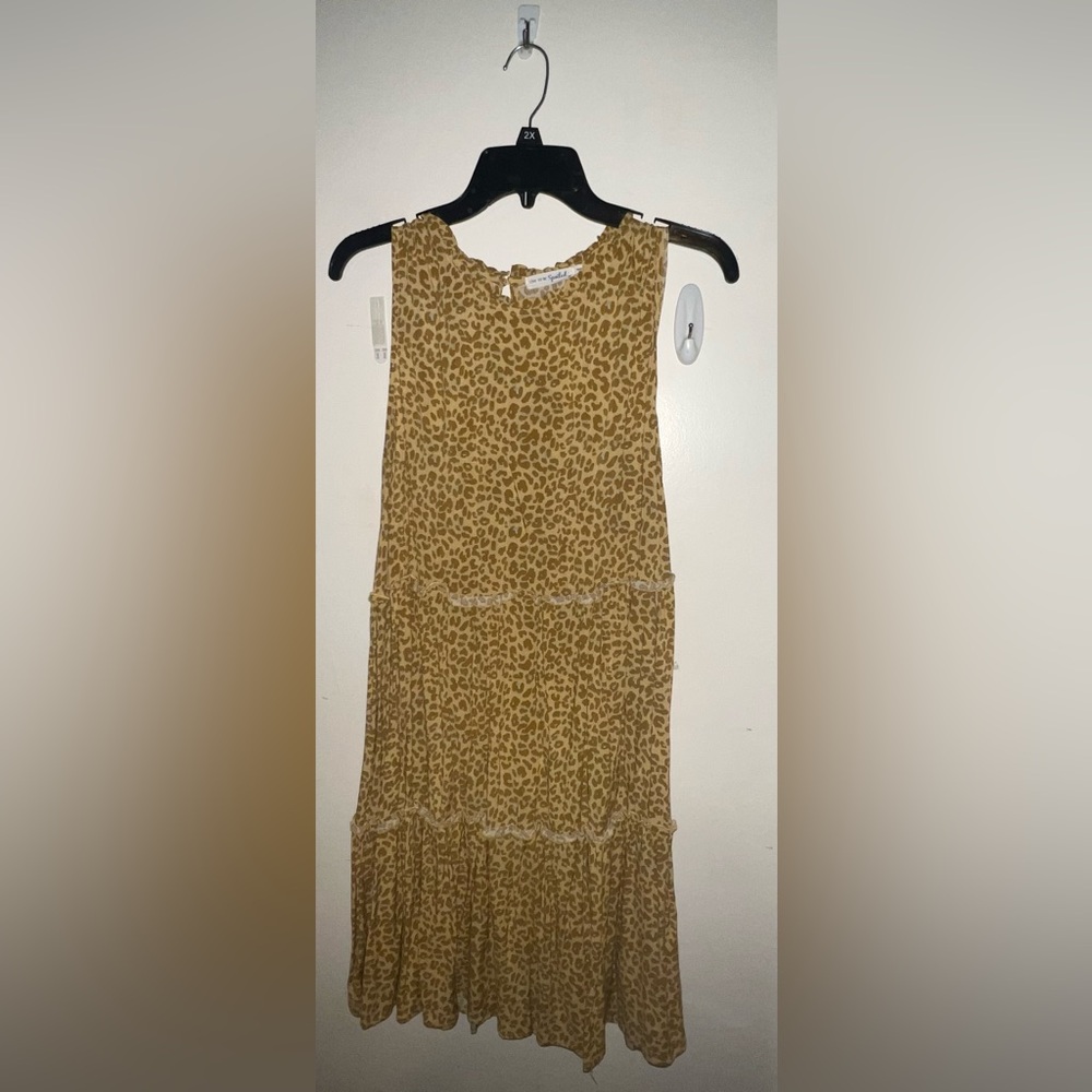 Gold cheetah sundress